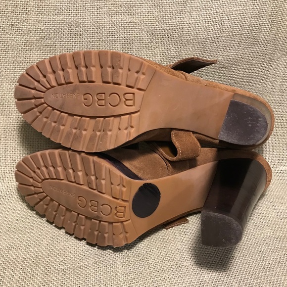 BCBGeneration Suede Leather Platform Heels 7.5 - Picture 8 of 8